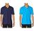 Hanes Men's X-Temp Short Sleeve Jersey Polo Shirt with Odor Control - 2 Pack