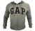 GAP Men's Full Zip Fleece Logo Hoodie