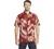 Van Heusen Men's Air Tropical Short Sleeve Button Down Poly Rayon Shirt