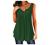 Women's Casual Pleated Tank Tops to Wear with Leggings Dressy Button Up Sleeveless Shirts Henley Blouses Summer Top