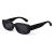 BUTABY Rectangle Sunglasses for Women Retro Driving Glasses 90’s Vintage Fashion Narrow Square Frame UV400 Protection