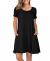 KORSIS Women's Summer Casual T Shirt Dresses Short Sleeve Swing Dress Pockets