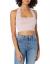 The Drop Women's Greta Fitted Square Neck Halter Sweater Bralette