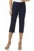 Rekucci Women's Ease into Comfort Capri with Button Detail