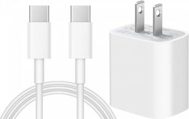 iPad Pro Air Charger Mini Charger 20W USB-C Fast Charger for iPad Mini 6,iPad Air4,iPad Pro 12.9,iPad Pro 11 inch 2021/2020/2018,6FT USB to USB Cable Fast Wall Charger