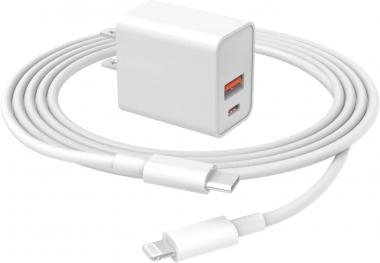 20W [Apple MFi Certified] Fast Charger for iPad 9th Generation Gen 2021 10.2 inch Tablet with 6.6 Ft Lightning to USB-C Charging Cable A2602 A2604 A2603 A2605 AC Power Supply Adapter Cord