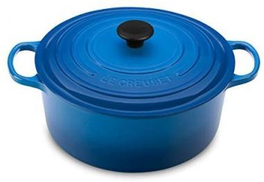 Le Creuset Enameled Cast Iron Signature Round Dutch Oven, 9 qt., Marseille