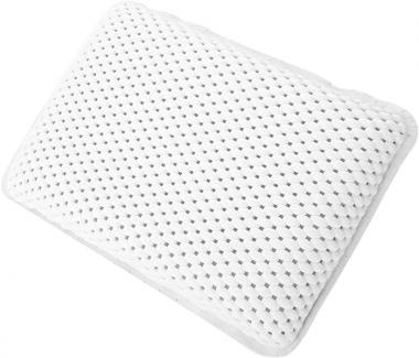 White Comfortable Spa Bath Pillow, eck Rest Pillow, for Tub Spa