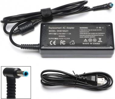 19.5V 2.31A 45W Ac Adapter/Power Cord Supply for HP 741727-001 HSTNN-DA40 854054-002 HSTNN-CA40 740015-002 740015-003; HP 15 Notebook PC Series 15-f387wm 15-f272wm 15-f233wm HP Stream 11 13 14 X2