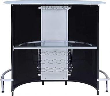 Coaster Home Furnishings CO- Bar Unit, Black and White