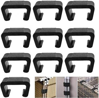 FUCHEN Patio Outdoor Furniture Wicker Rattan Module Sectional Sofa Couch Chair Clamps Clip Fasteners Connecter fopr Patio Furniture 2.14 INCH