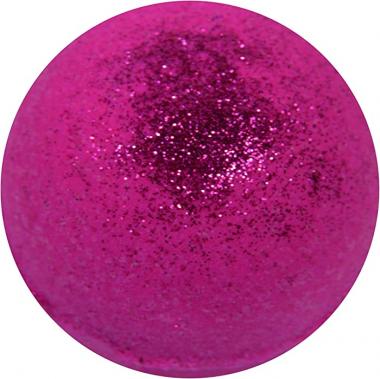 Pink Bath Bomb with Dark Pink Glitter - Large Bath Bomb 7.5 ounces - Anti-Aging - Epsom Salts - Coconut Oil - Kaolin Clay - Skin Moisturizers - Aromatherapy Bath - Add to Bubble Bath (Pinkalicious)