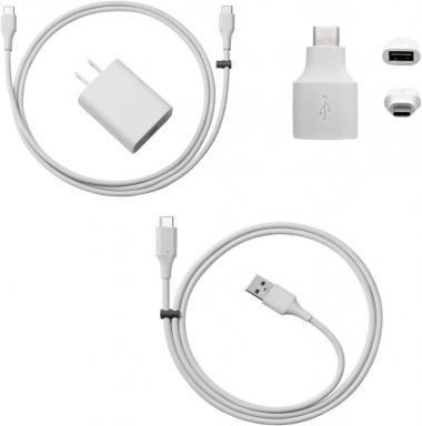 Google Official Pixel Charger for Pixel 3 and all Pixel Phones, Android Charger Cable Bundle with Fast Charging Google 18w Wall Charger - Charges any USB-C Phone (4 Items)