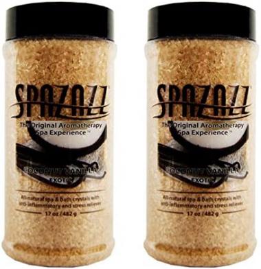 Spazazz Aromatherapy Spa and Bath Crystals 2PK Escape (Coconut Vanilla - 2pk)