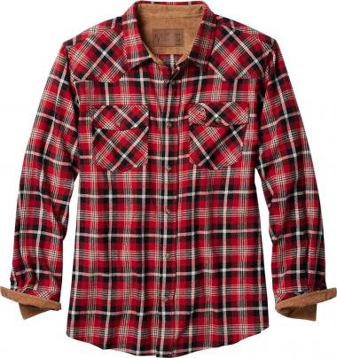 Legendary Whitetails Men's Shotgun Western Flannel Shirt