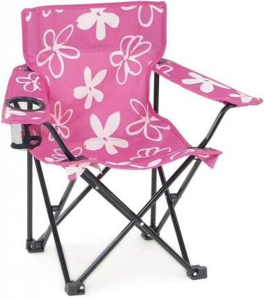 Emily Rose Kids Toddler Quad Chair | Kids Folding Chair with Child Safety Lock, Cup Holder and Carry Case | Matching Doll Chair NOT Included