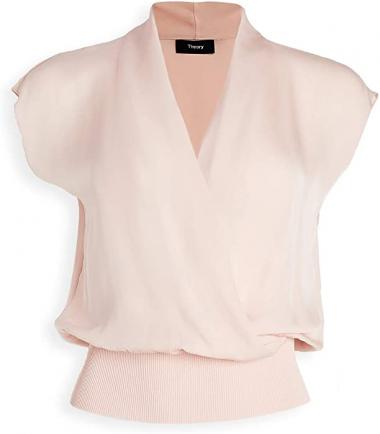 Theory Women's Draped Combo Top