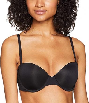 Self Expressions Strapless Demi Bra, Smoothing Underwire Bra, 5-Way Convertible T-Shirt Bra