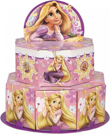 Disney Tangled Favor Box Centerpiece Decoration for 8