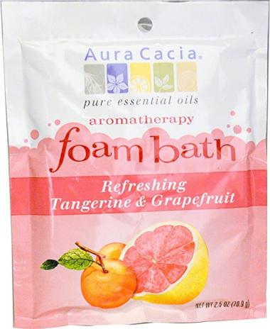 Aura Cacia Foam Bath Tangerine and Grapefruit -- 2.5 oz