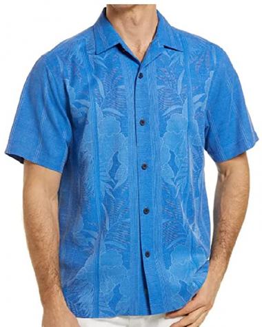 Tommy Bahama Tahitian Border Silk Camp Shirt