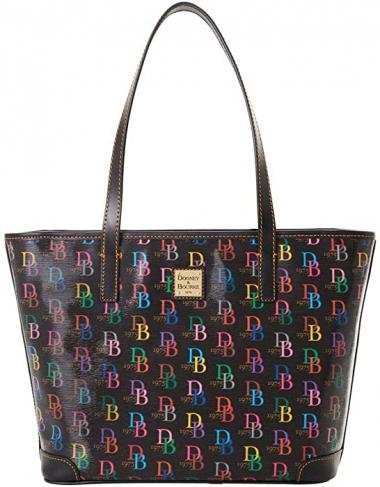 Dooney & Bourke DB75 Charleston Shopper Black Multi