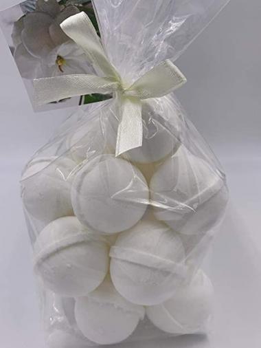 Spa Pure Gardenia Bath Bombs: Bath Fizzies with Shea Butter, Ultra Moisturizing, Great for Dry Skin (14 Count) Pack of 1