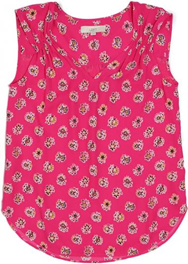 Ann Taylor LOFT Women's Smocked Tank Blouse