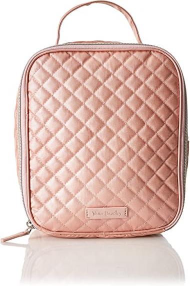 Vera Bradley womens Signature Cotton Bunch Lunch Bag, Rose Quartz, one size