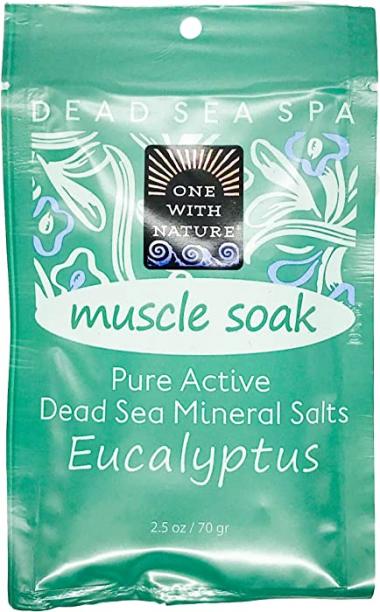 One With Nature Bath Salt Green eucalyptus, 2.5 Ounce