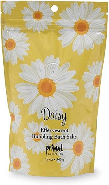 Primal Elements Daisy Bubbling Bath Salts, 12 Ounce