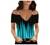 Summer Tops for Women V-Neck Lace Tunic Cold Shoulder Tops Sexy Hollow Long Sleeve T Shirts Casual Loose Tshirt Blouse