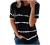 Womens Summer Tops Classic Striped Short Sleece T-Shirt Casual Crewneck Tee Shirts Loose Graphic Tshirts Tunic Blouses