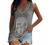 Workout Tops for Women, Women's V Neck Camisole T Shirts Y2K Vintage Skull Print Tank Top Loose Fit Sleeveless Blouses