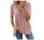 Women V-Neck Short Sleeve Lace Blouses Sexy Cutout Zip Up Cold Shoulder Tee Tops T-Shirts Summer Plus Size Flowy Tunic