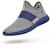 QANSI Mens Sneakers Slip-on Lightweight Athletic Running Walking Gym Shoes