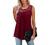 Women Summer Lace Pleated Flowy Tank Tops Loose Casual Sleeveless Shirts Flowy Tunic Tee Blouses Plus Size Tops