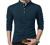 KUYIGO Men’s Casual Slim Fit Shirts Pure Color Long Sleeve Polo Fashion T-Shirts