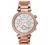 Michael Kors Parker Stainless Steel Watch With Glitz Accents