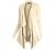 Urban CoCo Women's Drape Front Open Cardigan Long Sleeve Irregular Hem