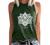 SNKSDGM Womens Tank Tops Sleeveless Round Neck Basic Athletic Shirts Summer Loose Blouses Cute Printed Graphic Tees Shirts