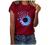 Womens Summer Tops Gradient Sunflower Print Short Sleeve T-Shirt Casual O-Neck T Shirts Graphic Tees Plus Size Tshirts