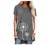 Womens Casual Crewneck Plus Size Tops Irregular Hem T-Shirts Flowy Swing Blouse Short Sleeve Pleated Tunic Summer Tops