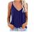 Womens Summer Tops Fashion V-Neck Spaghetti Strap Tank Tops Trendy Camisole Loose Fit Blouse Shirts with Cute Printing