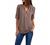 Women's Casual Chiffon Shirts Zip V Neck Roll Up Cuffed Long Sleeve Blouse Tops Summer Business Work Plain Tunic Top