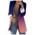 Women's Lapel Collar Long Sleeve Plaid Blazer Slim Fit Open Front Work Jackets Blazer Dress Office Suit Coat Outerwear