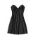 ZAFUL Women's Sexy Mini Party Club Satin Dress Spaghetti Strap Cowl Neck Slip Short Dress