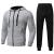 Men's Tracksuits,2 Piece Athletic Hoodie Tracksuit Set Activewear Full Zip Tracksuit Sports Set for Men Sweatsuit