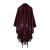 Bakerdani Poncho Capes with Hood Pashmina Cardigans Blanket Shawls with Tassels