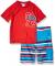 Tommy Bahama Boys' Rashguard and Trunks Swimsuit Set